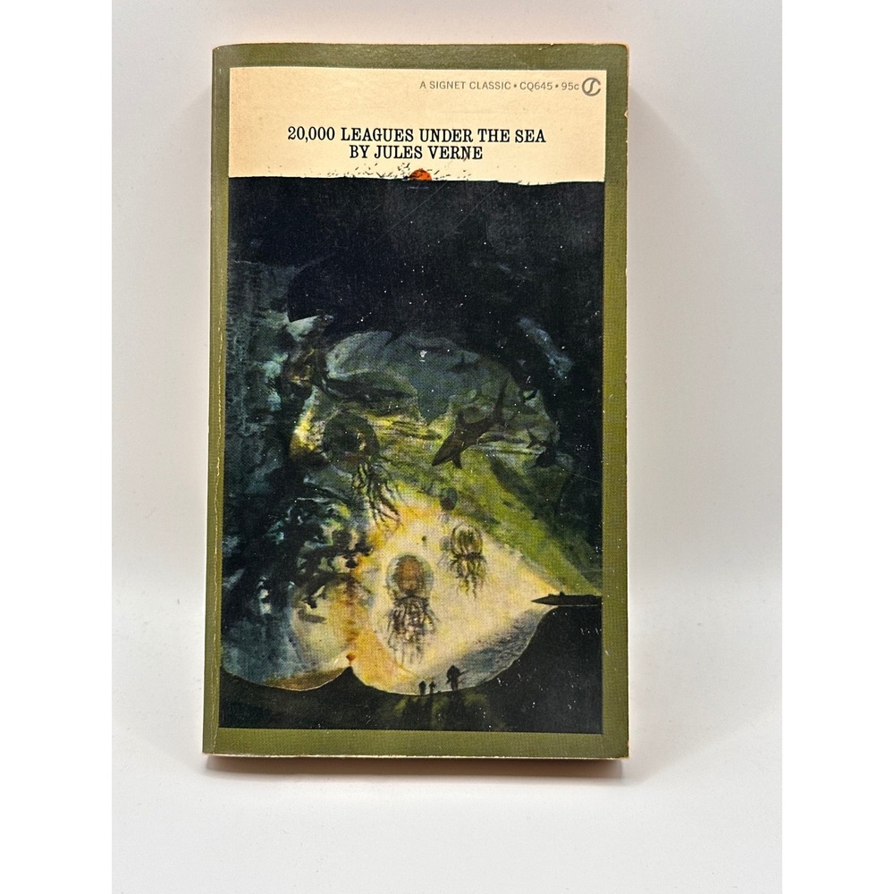 20,000 Leagues Under the‎ Sea Jules Verne 1969 Signet Classic Paperback CQ645